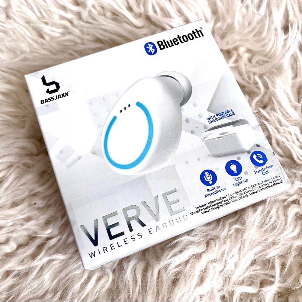 Bass Jaxx Verve Wireless Bluetooth Earbuds